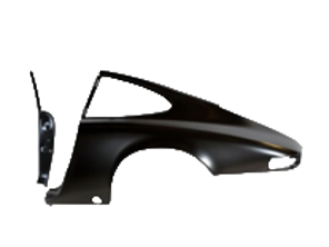 Rear 1/4 panel with separate door pillar Coupe. Porsche 911 08/1969- 07/1973 - 91150306100GRV, 1680400370, 591049HF, 1680401070, 591050HF, 91150306100, 91150306200, 1680401080, 90150306222, 90150306203GRV, 91150306201GRV - 1680400370, 1680400380